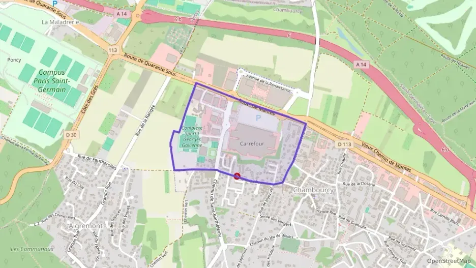 Appartement 64 m² trois pièces à vendre à Chambourcy