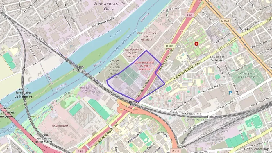 Appartement 79 m² trois pièces à vendre à Nanterre