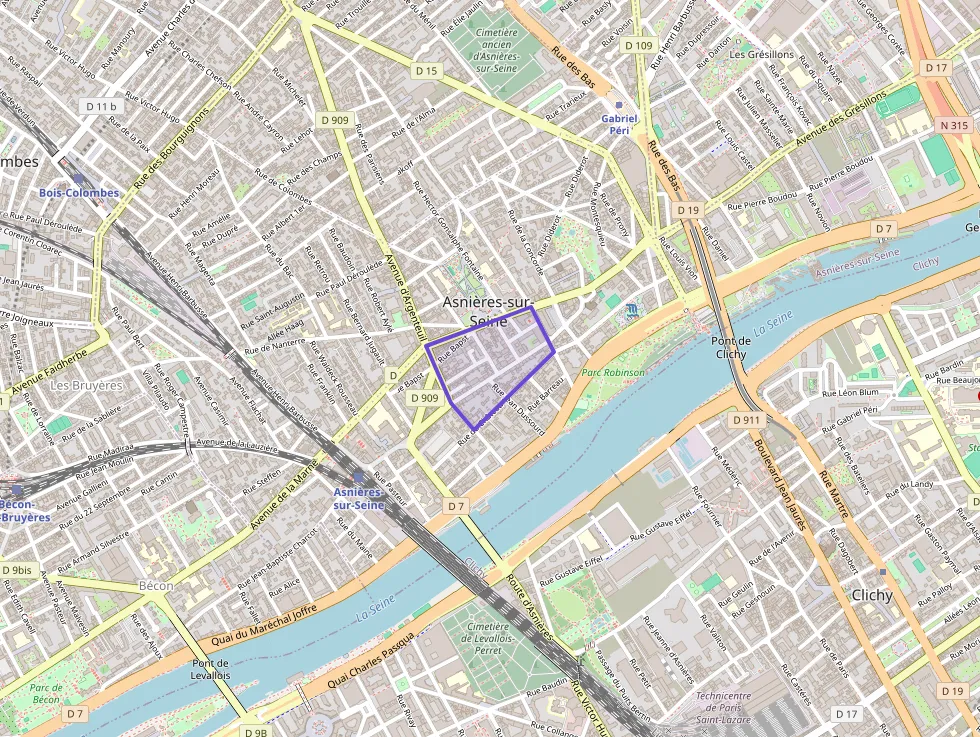 Appartement 63 m² quatre pièces à vendre à Asnières-sur-Seine