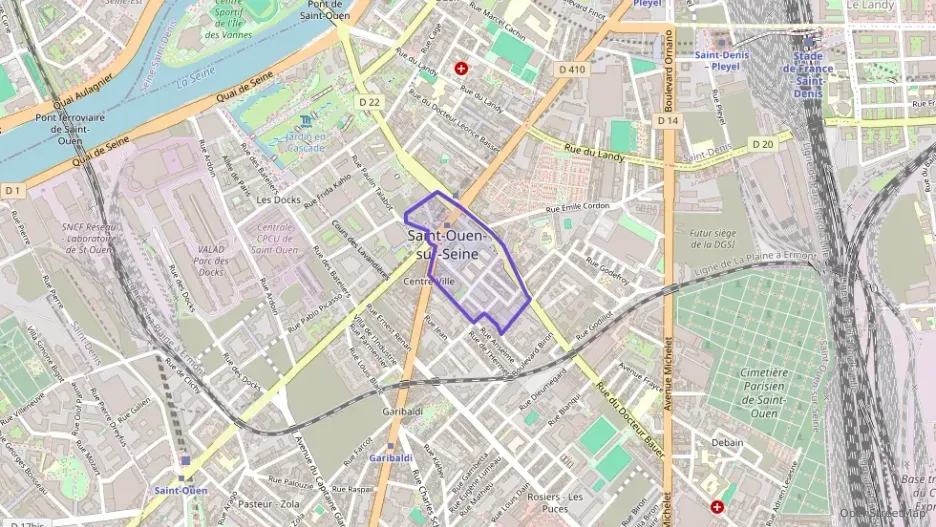 Appartement 43 m² deux pieces à vendre à Saint-Ouen-sur-Seine