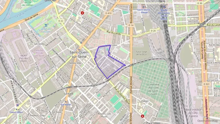 Appartement 36 m² deux pieces à vendre à Saint-Ouen-sur-Seine
