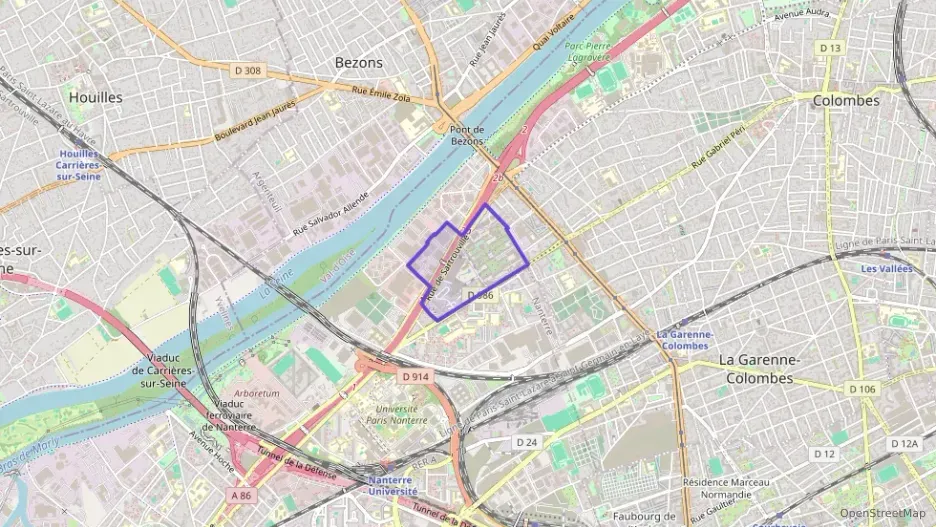 Appartement 95 m² cinq pièces à vendre à Nanterre