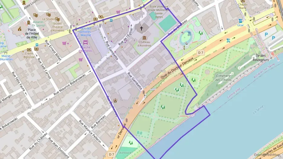 Appartement 106 m² quatre pièces à vendre à Asnières-sur-Seine