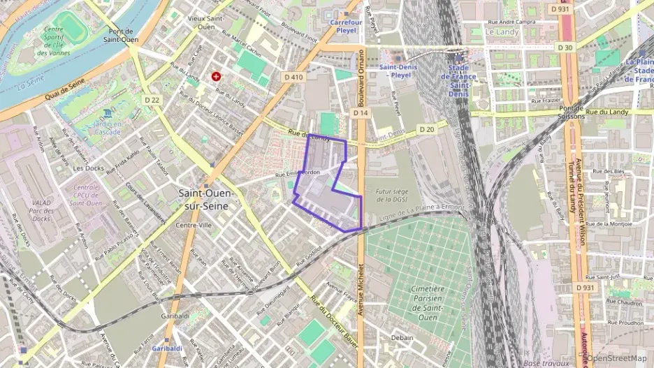 Appartement 106 m² trois pièces à vendre à Saint-Ouen-sur-Seine