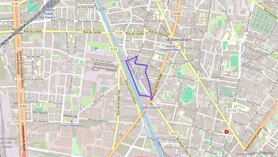 Appartement 60 m² quatre pièces à vendre à Aubervilliers