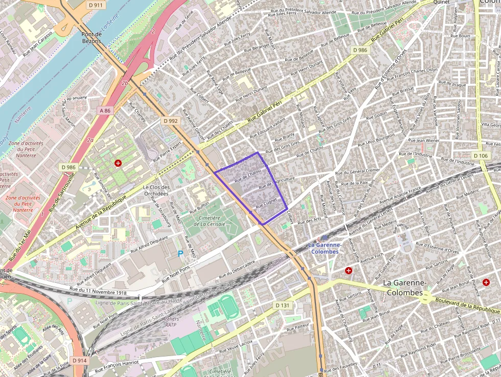 Appartement 50 m² trois pièces à vendre à Colombes