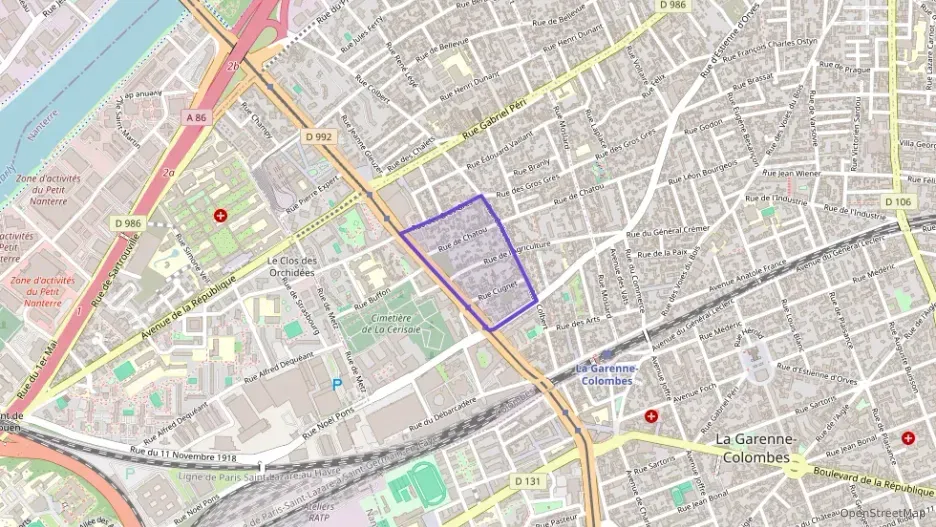 Appartement 37 m² deux pieces à vendre à Colombes