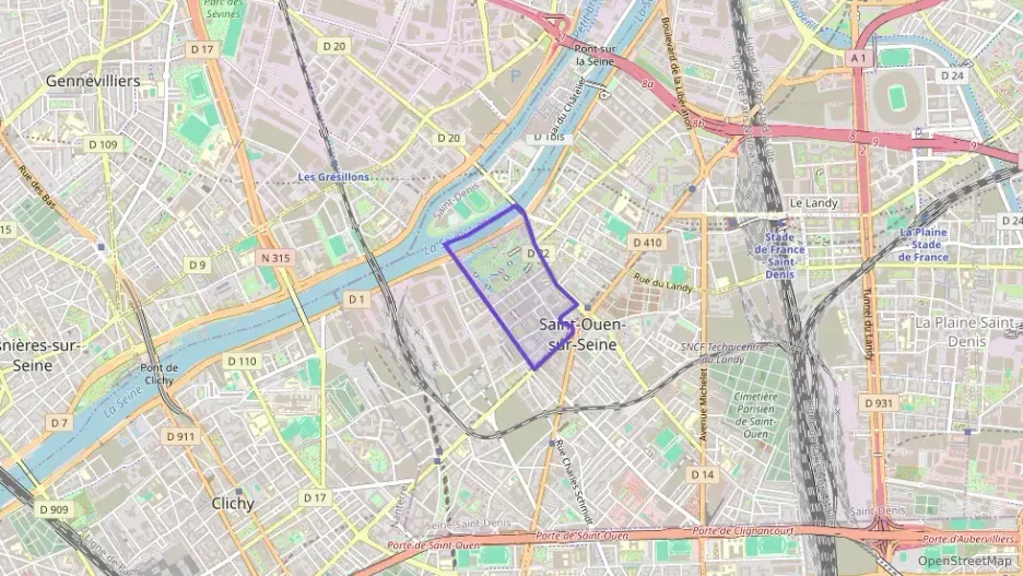 Appartement 85 m² quatre pièces à vendre à Saint-Ouen-sur-Seine