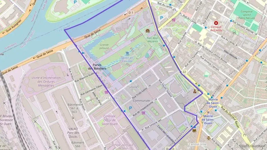 Appartement 75 m² trois pièces à vendre à Saint-Ouen-sur-Seine