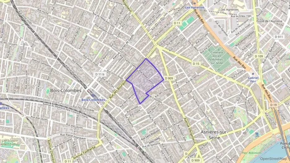 Appartement 47 m² deux pieces à vendre à Asnières-sur-Seine