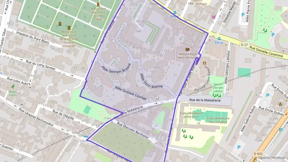 Appartement 64 m² quatre pièces à vendre à Aubervilliers