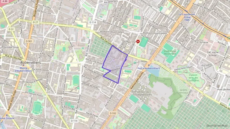 Appartement 64 m² quatre pièces à vendre à Aubervilliers