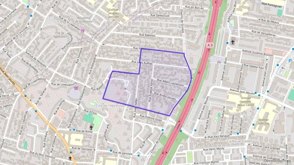 Appartement 60 m² trois pièces à vendre à Bobigny