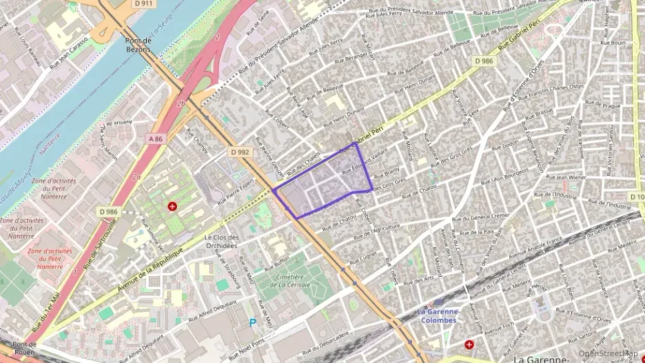 Appartement 46 m² deux pieces à vendre à Colombes