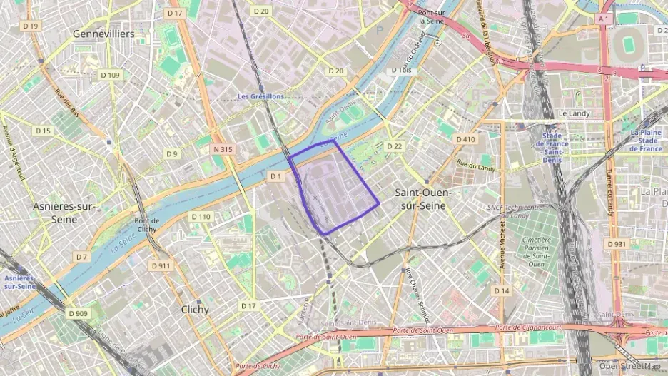 Appartement 67 m² trois pièces à vendre à Saint-Ouen-sur-Seine Appartement 67 m² trois pièces à vendre à Saint-Ouen-sur-Seine