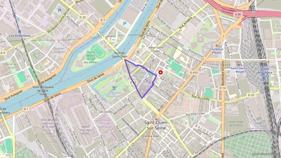 Appartement 79 m² trois pièces à vendre à Saint-Ouen-sur-Seine