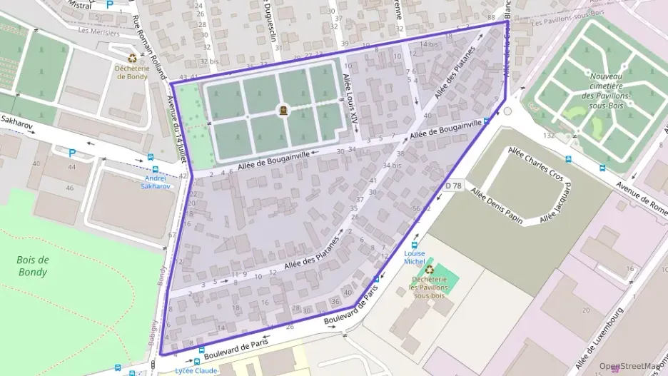 Appartement 50 m² deux pieces à vendre à Les Pavillons-sous-Bois