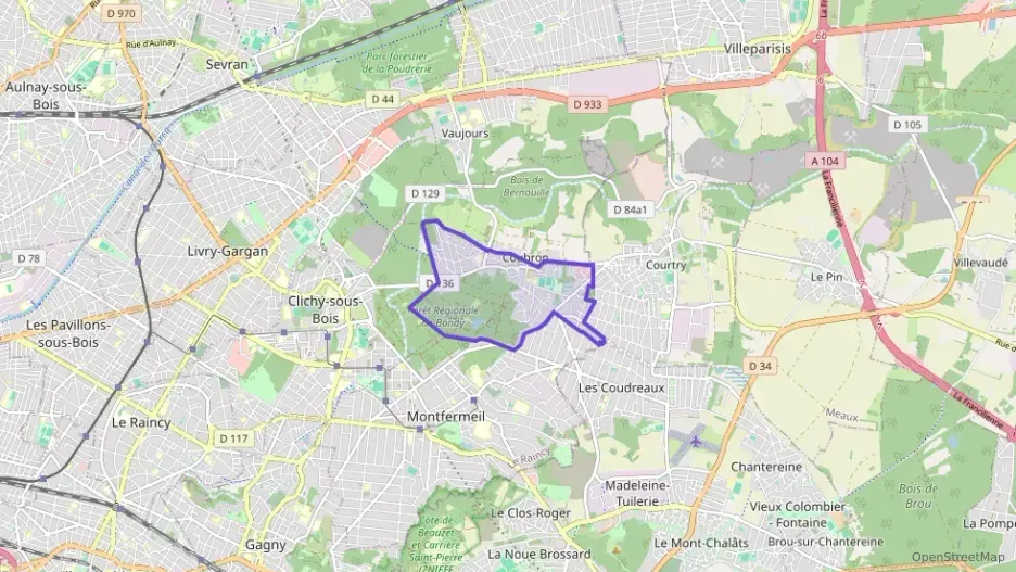 Appartement 70 m² quatre pièces à vendre à Coubron Appartement 70 m² quatre pièces à vendre à Coubron