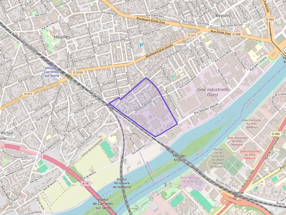 Appartement 60 m² deux pieces à vendre à Carrières-sur-Seine