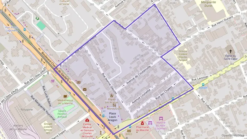 Appartement 45 m² trois pièces à vendre à Colombes