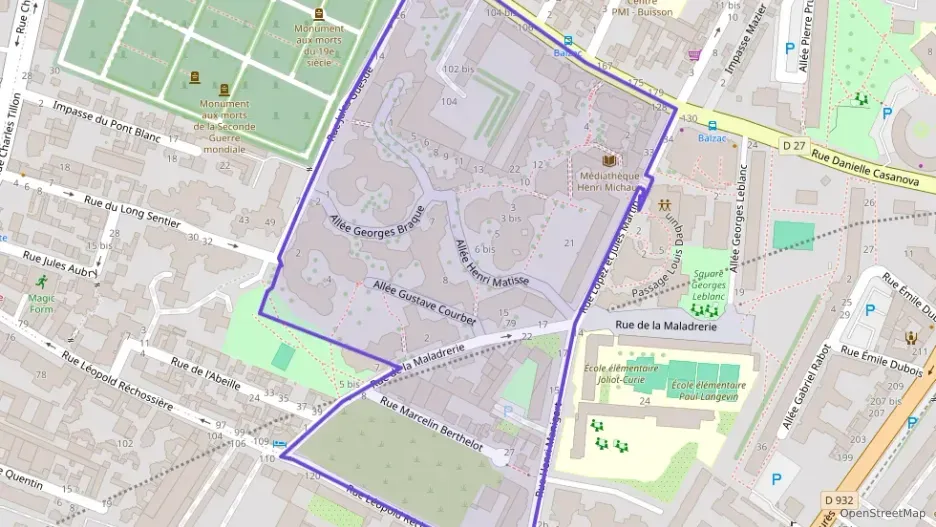 Appartement 66 m² trois pièces à vendre à Aubervilliers