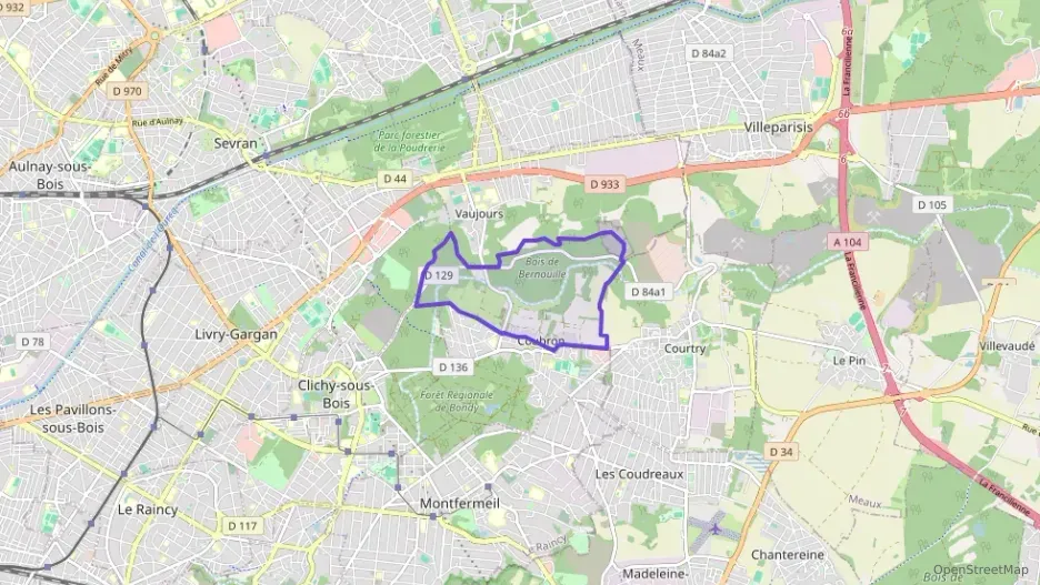 Appartement 84 m² quatre pièces à vendre à Coubron Appartement 84 m² quatre pièces à vendre à Coubron