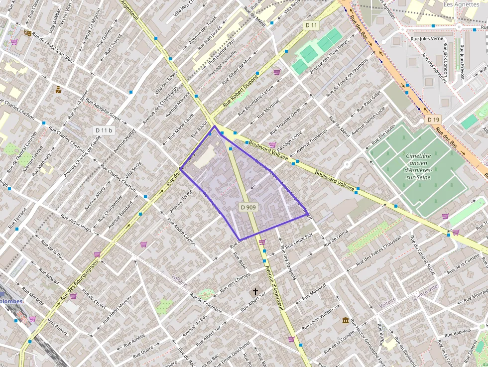 Appartement 59 m² trois pièces à vendre à Asnières-sur-Seine