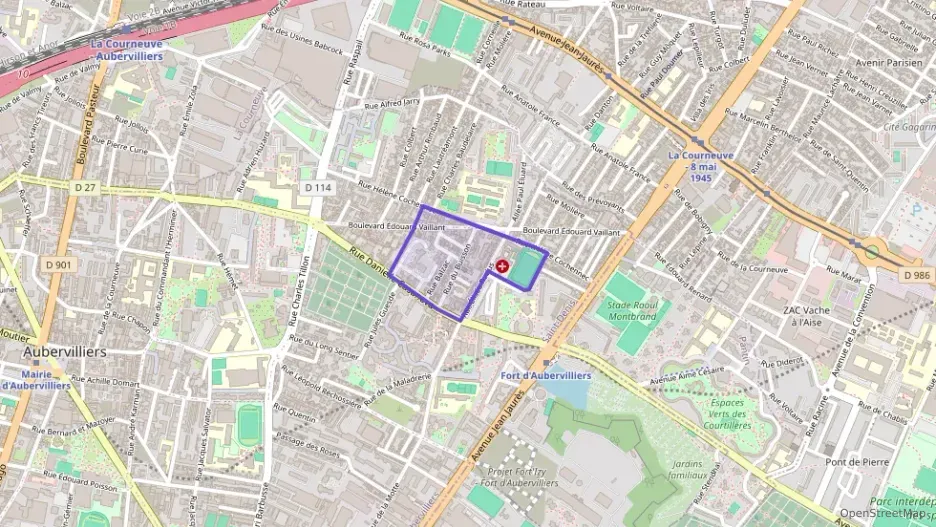 Appartement 34 m² trois pièces à vendre à Aubervilliers