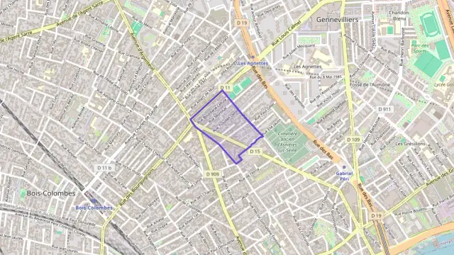 Appartement 19 m² une piece à vendre à Asnières-sur-Seine