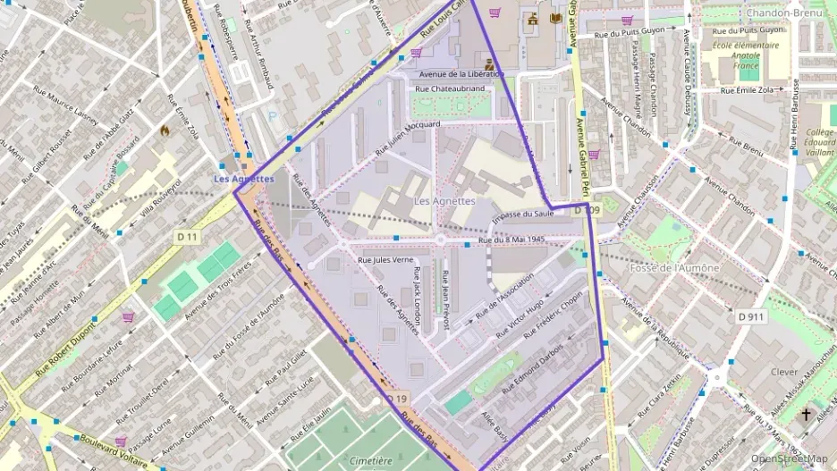 Appartement 44 m² deux pieces à vendre à Gennevilliers Appartement 44 m² deux pieces à vendre à Gennevilliers