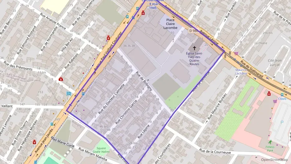 Appartement 55 m² trois pièces à vendre à La Courneuve