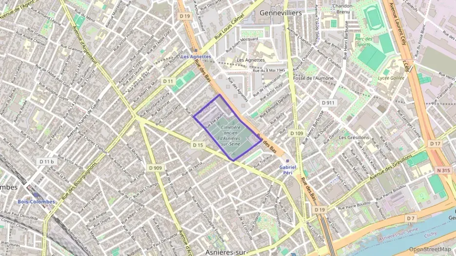 Appartement 54 m² deux pieces à vendre à Asnières-sur-Seine