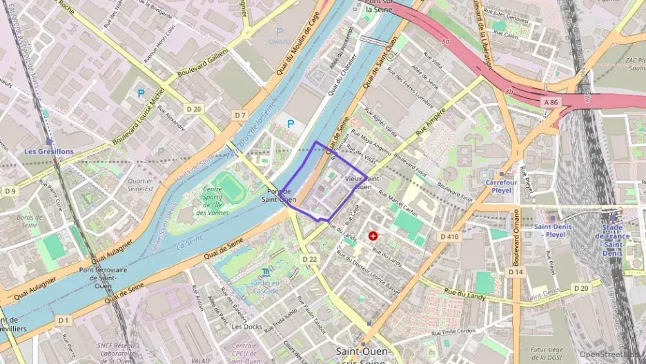Appartement 49 m² deux pieces à vendre à Saint-Ouen-sur-Seine