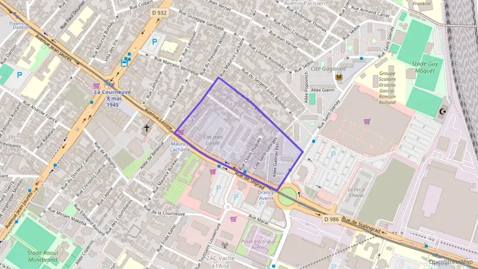 Appartement 50 m² trois pièces à vendre à Drancy