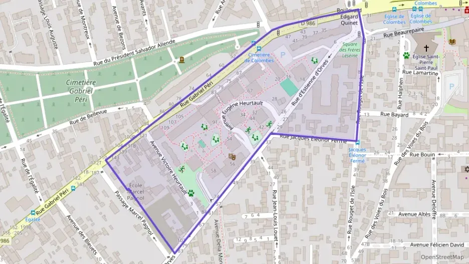 Appartement 42 m² deux pieces à vendre à Colombes