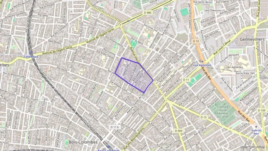 Appartement 47 m² deux pieces à vendre à Bois-Colombes