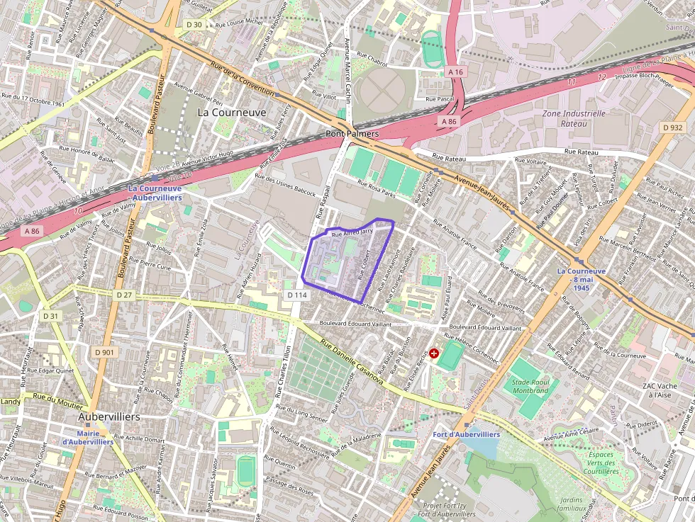 Appartement 61 m² trois pièces à vendre à Aubervilliers