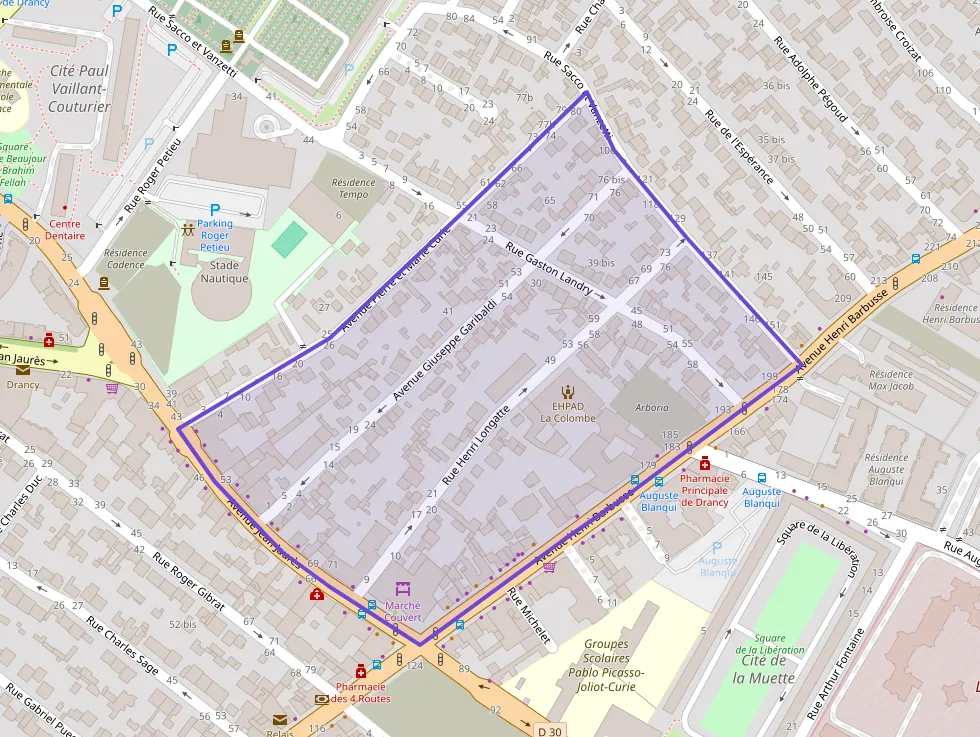 Appartement 69 m² quatre pièces à vendre à Drancy