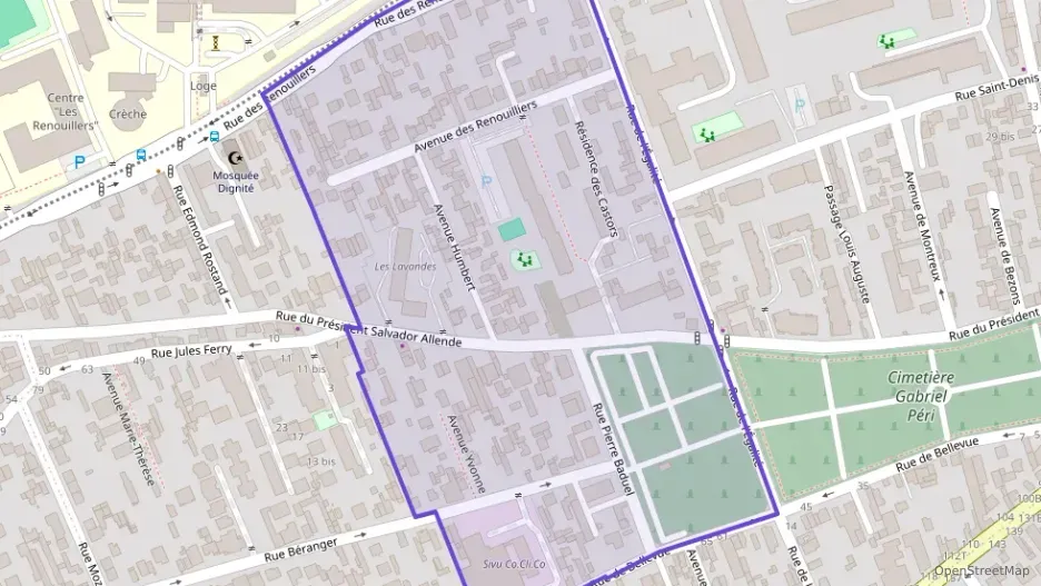 Appartement 60 m² trois pièces à vendre à Colombes