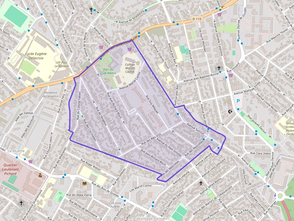 Appartement 54 m² deux pieces à vendre à Le Blanc-Mesnil