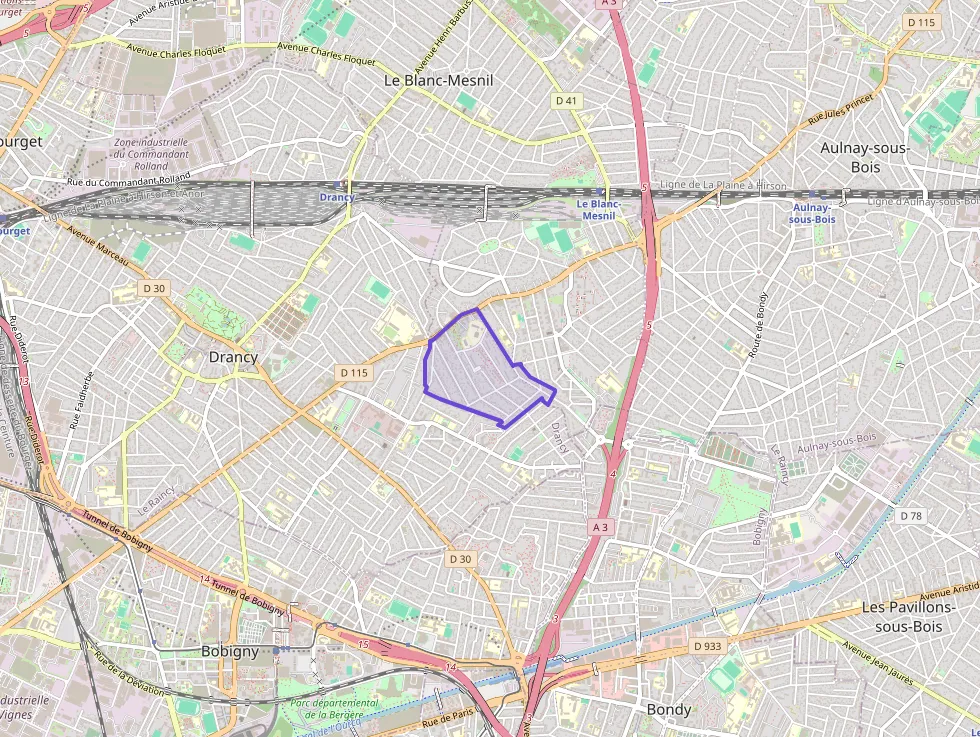 Appartement 54 m² deux pieces à vendre à Le Blanc-Mesnil