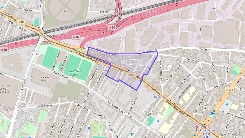 Appartement 62 m² trois pièces à vendre à La Courneuve