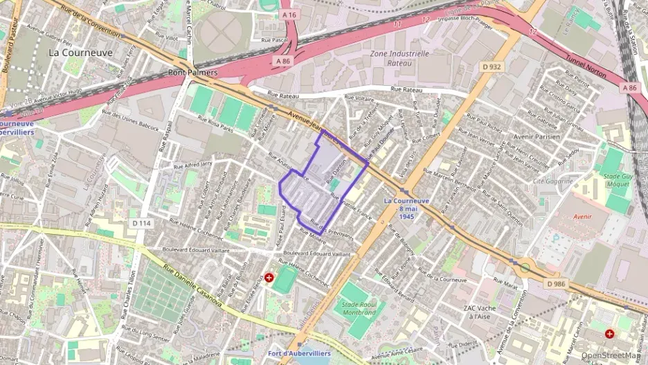 Appartement 50 m² deux pieces à vendre à La Courneuve Appartement 50 m² deux pieces à vendre à La Courneuve