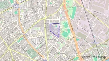 appartement de deux chambres 64 m² à vendre à Gennevilliers
