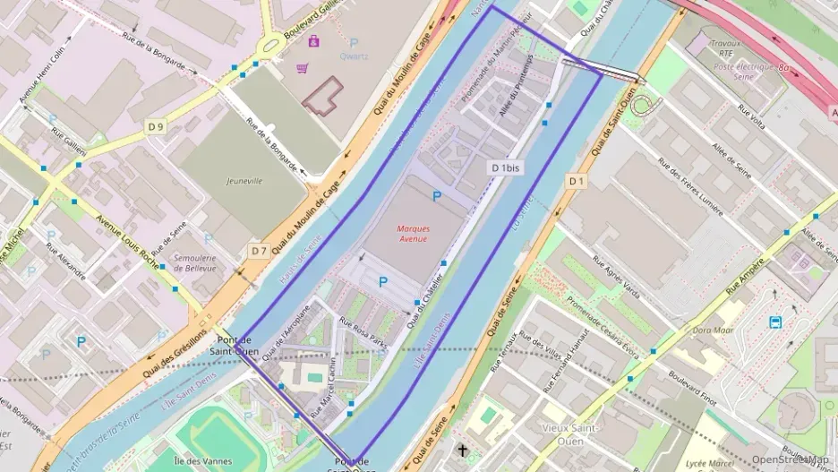 Appartement 66 m² trois pièces à vendre à L`Île-Saint-Denis