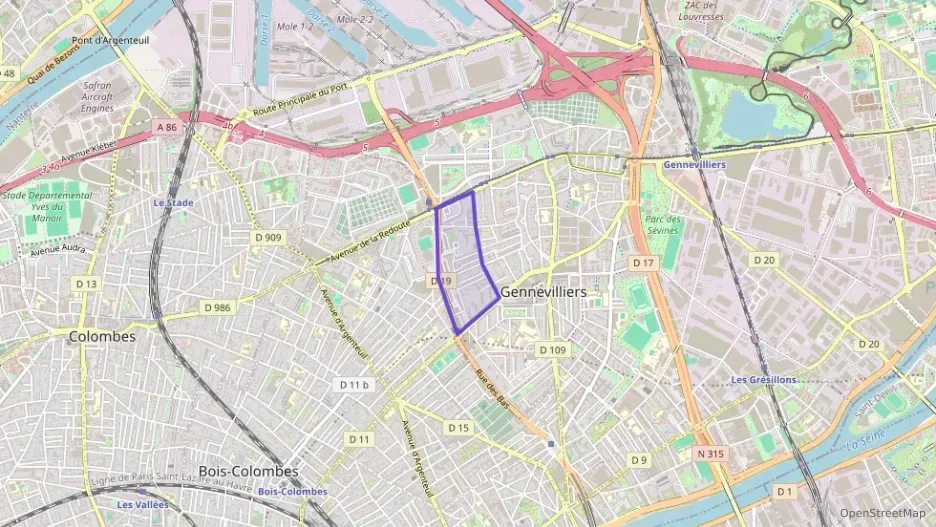 Appartement 62 m² trois pièces à vendre à Gennevilliers Appartement 62 m² trois pièces à vendre à Gennevilliers