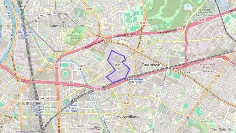 Appartement 90 m² quatre pièces à vendre à La Courneuve