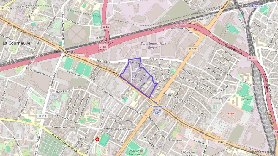 Appartement 37 m² une piece à vendre à La Courneuve