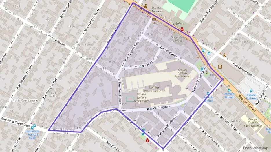 Appartement 71 m² trois pièces à vendre à Drancy