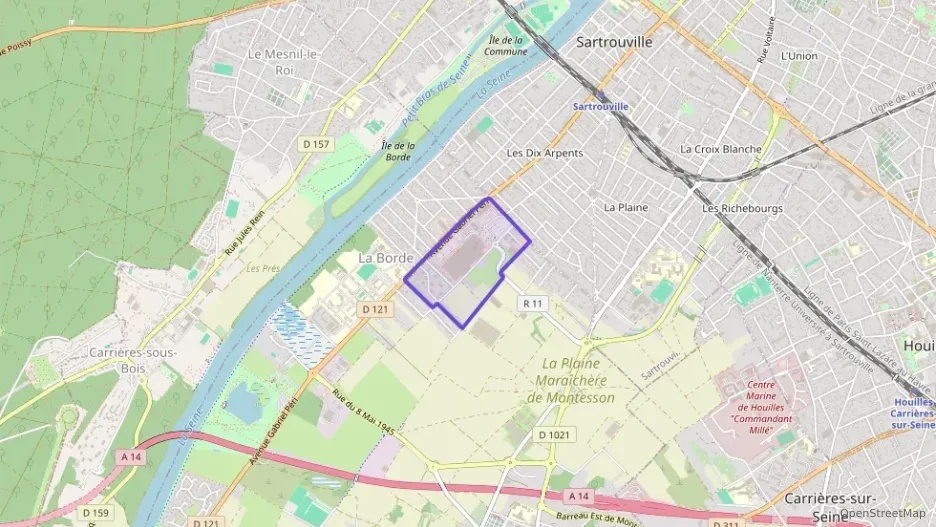 Appartement 65 m² deux pieces à vendre à Montesson